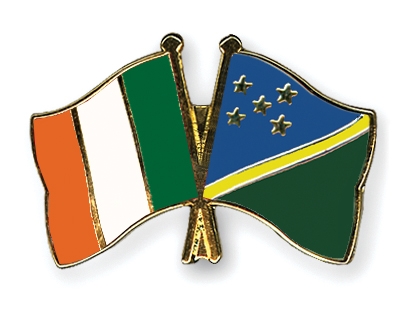 Fahnen Pins Irland Salomonen