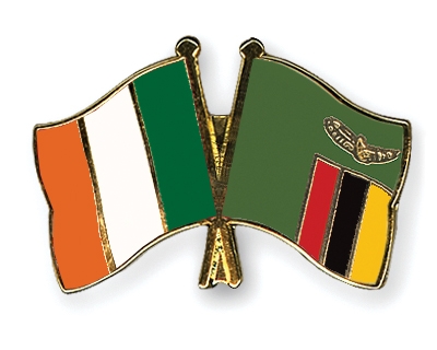 Fahnen Pins Irland Sambia