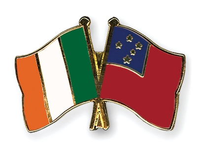 Fahnen Pins Irland Samoa