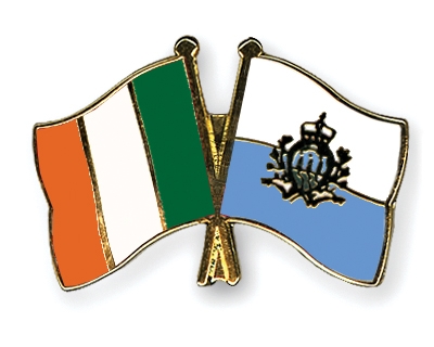 Fahnen Pins Irland San-Marino