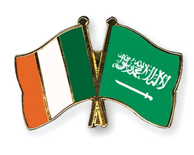 Fahnen Pins Irland Saudi-Arabien