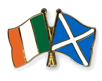 Fahnen Pins Irland Schottland