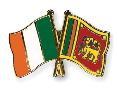 Fahnen Pins Irland Sri-Lanka