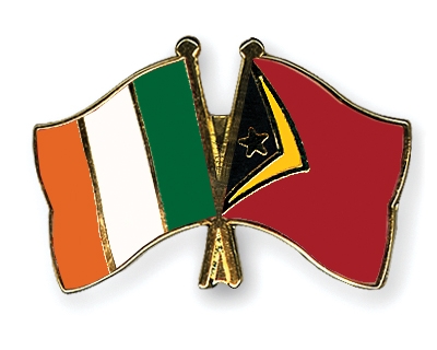 Fahnen Pins Irland Timor-Leste