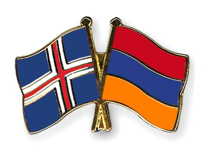 Fahnen Pins Island Armenien