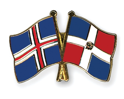 Fahnen Pins Island Dominikanische-Republik