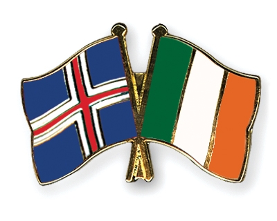 Fahnen Pins Island Irland