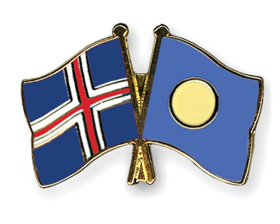 Fahnen Pins Island Palau