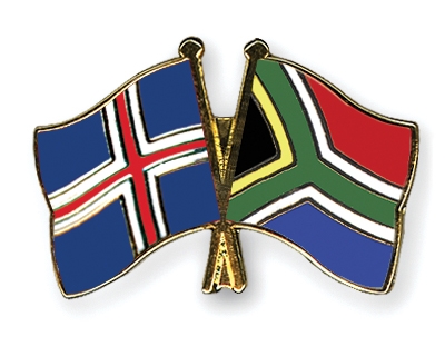 Fahnen Pins Island Sdafrika