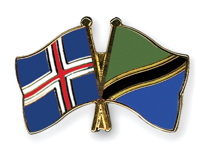 Fahnen Pins Island Tansania