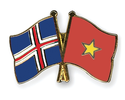 Fahnen Pins Island Vietnam