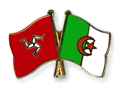 Fahnen Pins Isle-of-Man Algerien