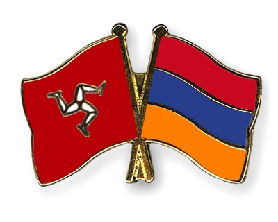 Fahnen Pins Isle-of-Man Armenien