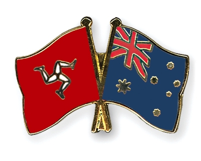 Fahnen Pins Isle-of-Man Australien