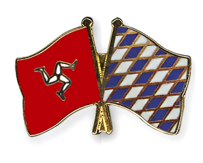 Fahnen Pins Isle-of-Man Bayern