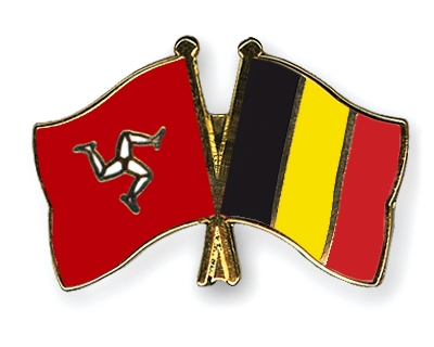 Fahnen Pins Isle-of-Man Belgien