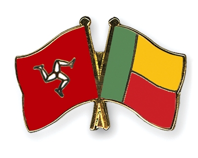 Fahnen Pins Isle-of-Man Benin