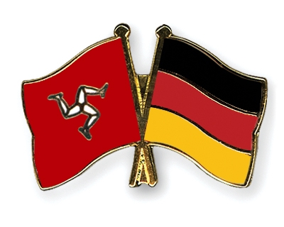 Fahnen Pins Isle-of-Man Deutschland