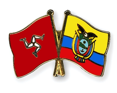 Fahnen Pins Isle-of-Man Ecuador