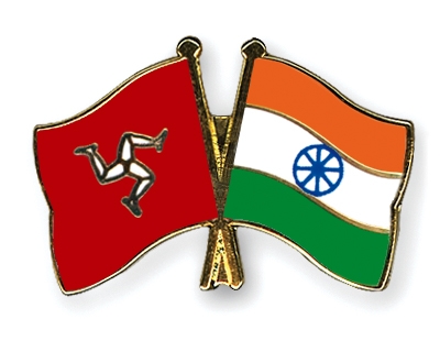 Fahnen Pins Isle-of-Man Indien