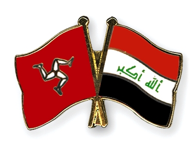 Fahnen Pins Isle-of-Man Irak