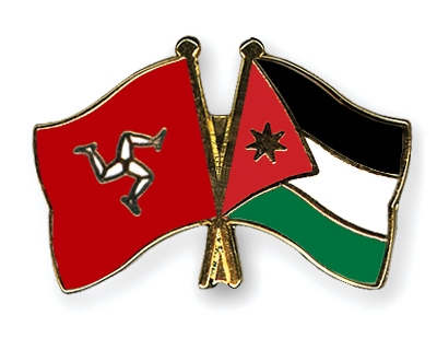 Fahnen Pins Isle-of-Man Jordanien