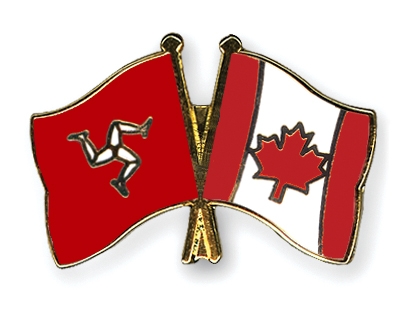 Fahnen Pins Isle-of-Man Kanada
