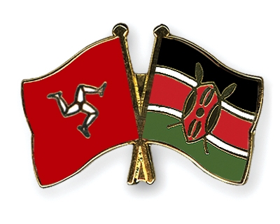 Fahnen Pins Isle-of-Man Kenia