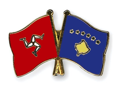 Fahnen Pins Isle-of-Man Kosovo