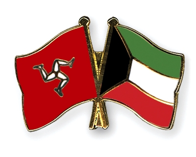 Fahnen Pins Isle-of-Man Kuwait