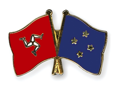 Fahnen Pins Isle-of-Man Mikronesien