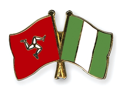 Fahnen Pins Isle-of-Man Nigeria