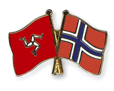 Fahnen Pins Isle-of-Man Norwegen