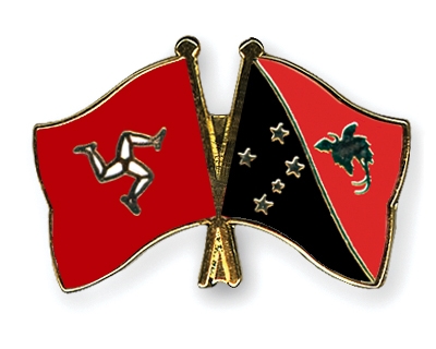 Fahnen Pins Isle-of-Man Papua-Neuguinea