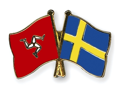 Fahnen Pins Isle-of-Man Schweden