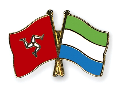 Fahnen Pins Isle-of-Man Sierra-Leone