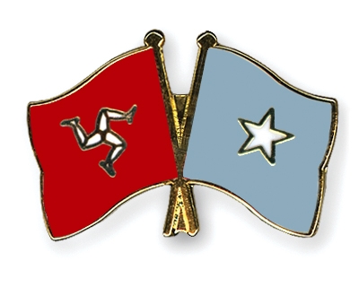 Fahnen Pins Isle-of-Man Somalia