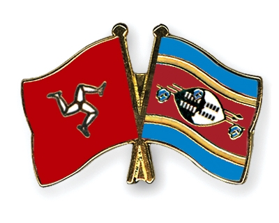 Fahnen Pins Isle-of-Man Swasiland