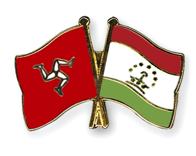 Fahnen Pins Isle-of-Man Tadschikistan