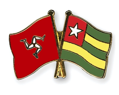 Fahnen Pins Isle-of-Man Togo