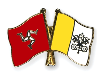 Fahnen Pins Isle-of-Man Vatikanstadt