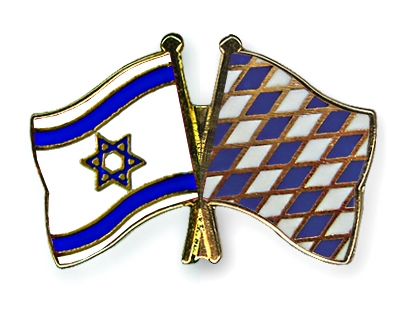 Fahnen Pins Israel Bayern