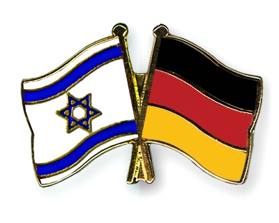Fahnen Pins Israel Deutschland