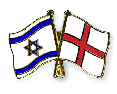 Fahnen Pins Israel England