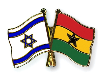 Fahnen Pins Israel Ghana
