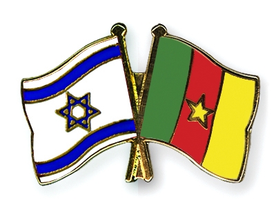 Fahnen Pins Israel Kamerun