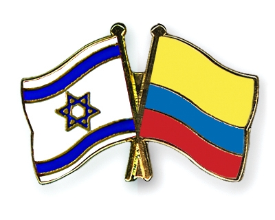 Fahnen Pins Israel Kolumbien