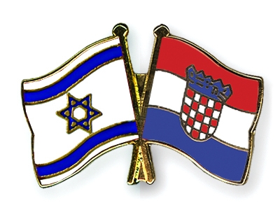 Fahnen Pins Israel Kroatien