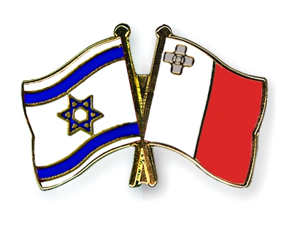 Fahnen Pins Israel Malta