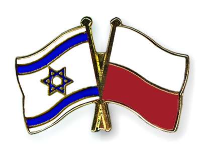 Fahnen Pins Israel Polen